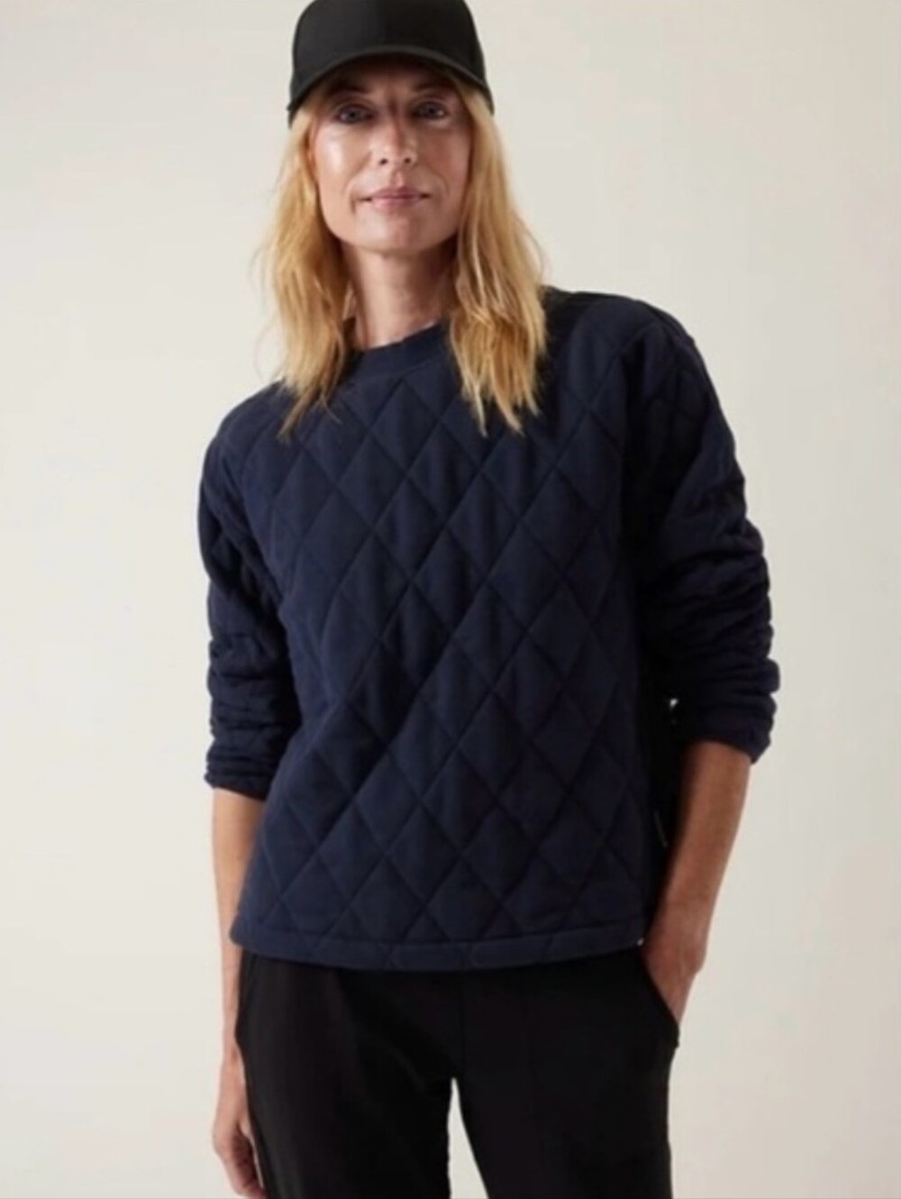 Athleta Retroplush Crewneck Sweatshirt Size XS